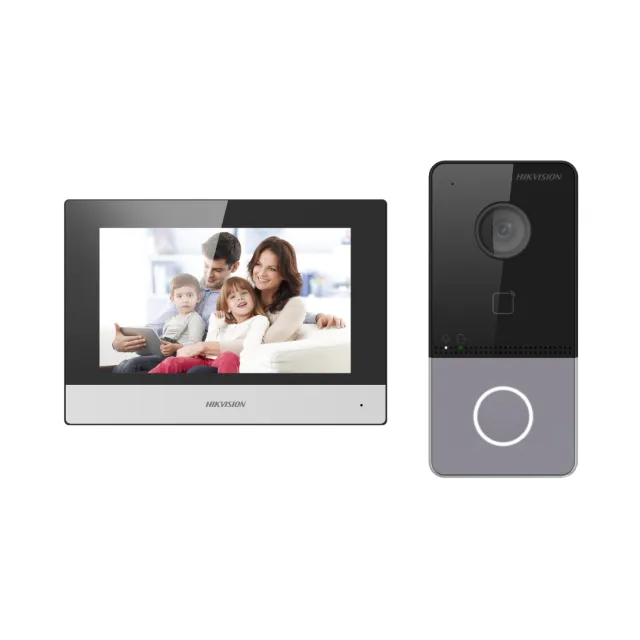 IP Video Intercom Kit | DS-KIS603-P(C) — Alarm & Intercom available in Singapore from JHU Tech